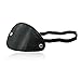 CLROY Costume Mask Eyewear Elastic Band Faux Leather Eye Patch for Cosplay (Black)
