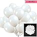 40pcs LED Light Up White Balloons by ALUNME Non Flashing Party Wedding balloon Lights Long Standby Time for Dark Party Supplies,Wedding Decorates