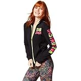 Zumba Team Zumba Instructor Zip Up Jacket - Back to Black