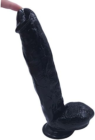 11.42 Inches Huge Massage with Sculpted Skin Details,1112-RI-UAO-PXC0 (Black Color)
