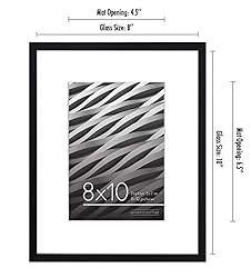 Americanflat 8x10 Picture Frame in Black - Thin