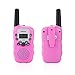 Joylor Durable Walkie Talkies Twin Toy for kids,Easy To Use and Kids Friendly 2-Way Radio 3-5KM Range Interphone Outdoor Camping Hiking - Pink