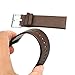 For Fitbit Blaze Bands, bayite Accessory Leather Wristband for Fitbit Blaze Smart Watch Chocolate Brown Large 6.3 - 8.1 inches