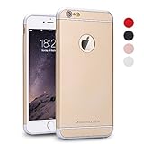 iPhone 6s Case, MINIMALISM 3 in 1 Ultra Thin and Slim Design Coated Premium Non Slip Surface with Excellent Grip Case Fit for iPhone 6 (4.7'')(2014) and iPhone 6S (4.7'')(2015) -- Gold