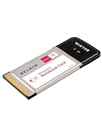 Belkin Wireless G 802.11 g Tarjeta PCMCIA F5D7010