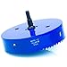 ASelected 6 inch 152 mm Hole Saw Blade for Cornhole Boards/Corn Hole Drilling Cutter & Hex Shank Drill Bit Adapter for Cornhole Game/Carbon Steel & BI-Metal Heavy Duty Steel (Blue)
