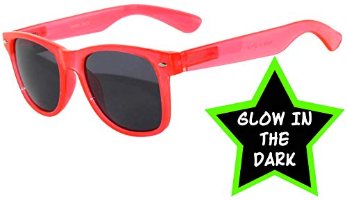 Fashion Style Red Frame Vintage Smoke Lens Sunglasses Retro 80’s OWL - Thumbnail 3