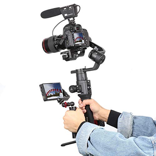 ATian Universal Aluminum Alloy Left Side Handle for DJI Ronin S and Zhiyun Crane V2, Crane 2, etc. Gimbal Stabilizer for a External Monitor, Microphone or LED Light, etc. - Thumbnail 5