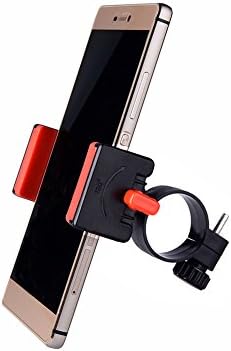 Bike Phone Mount Bicycle Holder, Motorcycle Holder Cradle with 360 Rotate for For iPhone 7 (5, 6, 6s Plus), Samsung Galaxy or any Cell Phone , Mountain, City &amp; Road Bicycle Handlebar Holde (black)