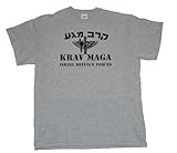 Got-Tee Israeli Krav Maga Martial Arts Combat T-Shirt L Gray
