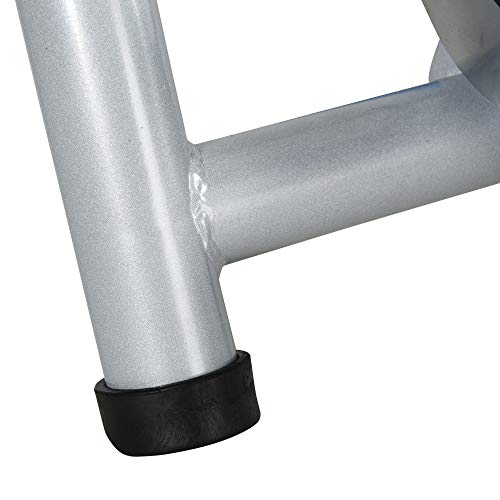 HOMCOM Indoor Bicycle Trainer Workout Stand Steel Frame 8 Level Magnetic Resistance Home Exercise Training for 650C… - Image 8