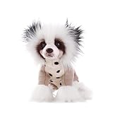 DEMDACO Chinese Crested Dog Plush Toy, Large