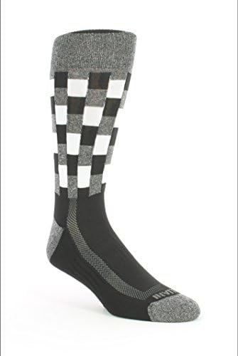 Remo Tulliani Men's Fox Bold Check Crew Sock
