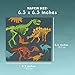 Juvale Dinosaur Skeleton Kid Napkins - 2-Ply Disposable Paper, 6.5 x 6.5 in Folded (13 x 13 in Open), Pack of 100 - Fun Kid Napkins for Dinosaur Birthday Party & Lunch