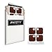 Tile Tracker Phone Finder Key Finder Item Finder Premium Wood Grain Skin Vinyl Decal By Aretty (2-Pack)