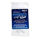 GMS Optical« Soft Silicone Tear Drop Air Bag Nose Pads Sold in Pairs Push in and Screw in Size S 12mm,13mm,14mm (2 PAIR, 12 MM SCREW IN)