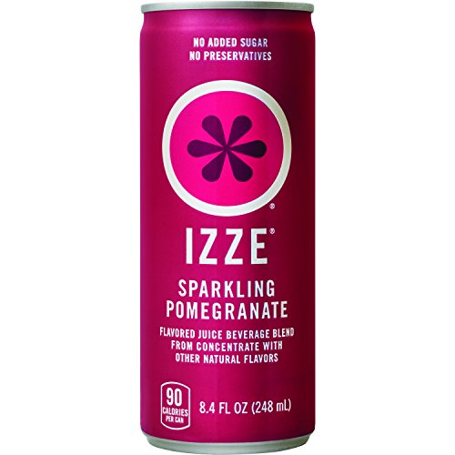 IZZE Sparkling Juice, 4 Flavor Sunset Variety Pack, 8.4 Fl Oz Can