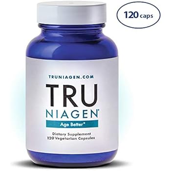 TRU NIAGEN Nicotinamide Riboside - Patented NAD Booster for Cellular Repair & Energy, Vitamin B3 Niacin NMN, 150mg Vegetarian Capsules, 300mg Per Serving, 60 Day Bottle
