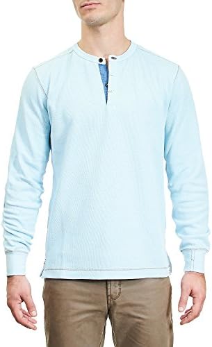 Thaddeus Mens Harry LS 100% Cotton Thermal Henley
