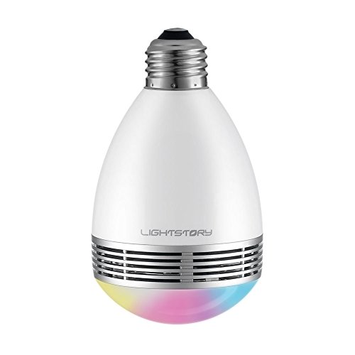 LightStory Bluetooth Light Bulb Speaker, 8W E26 Base Bahrain Ubuy