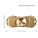 Hand Spinner EDC Fidget Spinner [Copper] [Metal] Figit Fingertip Gyro [Gold] Figets ADHD Focus Autism Anxiety Relief Toy -Up to 1-3 Minutes Spinning Time - Small Size