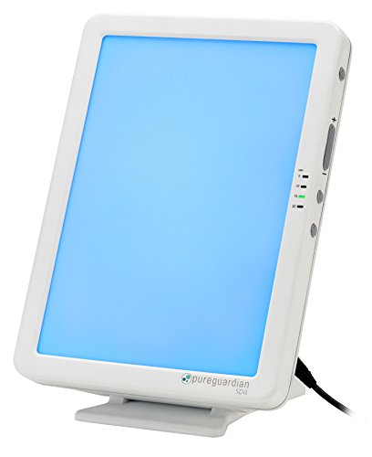 PureGuardian 10,000 LUX Full Spectrum Energy Light with Customizable Blue or White Light Therapy Int