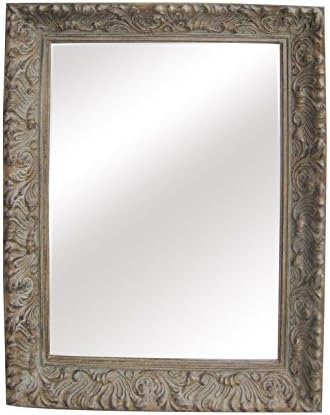 Legion Furniture LF299 Mirror, 26" x 2.5" x 34", Antique Wood