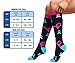 Bluemaple 4 Pack Compression Socks for Women and Men -Best Support for Medical,Running,Nursing,Athletic