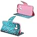 Moto G Case (1st Gen), iYCK Premium PU Leather Flip Folio Carrying Magnetic Closure Protective Shell Wallet Case Cover for Moto G (1st Gen) with Kickstand Stand - Plum Blossom