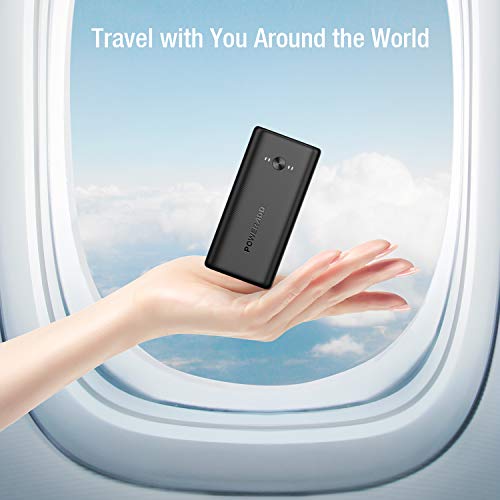 POWERADD Power Bank, EnergyCell 10000 Neo Portable Charger, Ultra-Compact 10000mAh Battery Pack, High-Speed Charging, IC Technology External Battery for iPhone, Samsung, Google LG and More