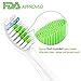 Guhiwuk Toothbrush Brush Heads Replacement for Philips Sonicare DiamondClean HX6064 Fits HealthyWhite, Plaque Control, Gum Health, HydroClean, PowerUp Electric Toothbrush Handle,8 Pack