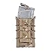 EMERSONGEAR Tactical Double M4 M16 Mag Pouch Molle Airsoft with Pistol Magazine Pouch MC