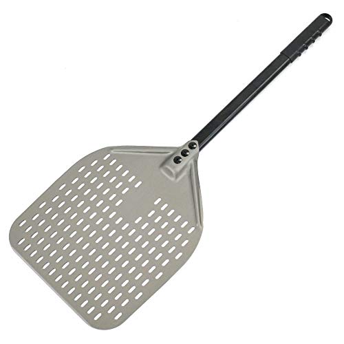 Homevibes Professional Anodized Aluminum Pizza Paddle Perforated Pizza Peel with Extended