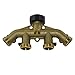 Coolife Garden Hose Splitter Solid Brass Construction 4 Way 3/4