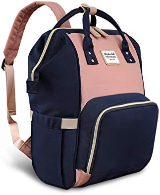 Motherly Stylish Babies Diaper Bags for Mothers - Ultra Premium Version (Blue,Light Pink)