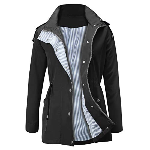 womens lined rain jacket