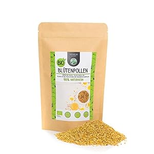 Organisch bijenpollen (250g), natuurlijk bijenpollen, gedroogd, zonder toevoegingen van veelkleurig stuifmeel