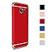 CROSYMX Galaxy S7 Edge Case Back Cover, Ultra Slim & Rugged Fit Shock Drop Proof Impact Resist Hard Protect Case for Samsung Galaxy S7 Edge (5.5'')(2016) - Red