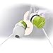 In Ear Earphones, USTEK WP-593 Earbuds Wired Headphones Waterproof IPX7 Compatible with All 3.5mm Enable Devices Color White&Green