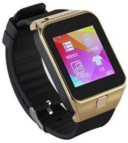 Aberobay GV09 1.55" 1.3MP Smart Watch HD Touch Screen Wristwatch Bluetooth Sports Phone watch with Anti-lost SMS Sync Pedometer Sleep Monitoring Stopwatch Photograph Function Support SIM/TF Card for iOS,MIUI Android Phone Samsung Sony LG Huawei MI MEIZU BlackBerry HTC-Golden