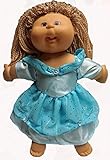 Doll Clothes Super store Blue Princess Dress Fits Cabbage Patch Kid and 15-16 Inch Baby Dolls