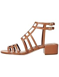 Nine West Xerxes Sandalia de tacón de piel para mujer