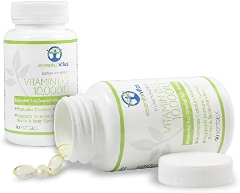 EssentialVites Vitamin D-3 10,000 IU (90)