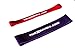 The x Bands Exercise Resistance Bands - Fitness Workout Set of 2 Loop Booty Bands of 30 and 60 lb - Premium Quality Elastic Latex - Best for Stretching, Yoga, Legs Training, Physical Therapy