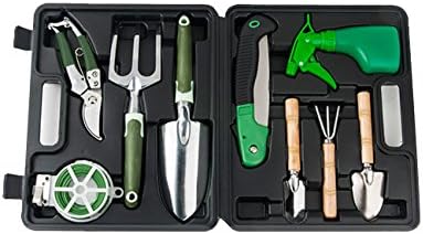 CUKKE 9 PCS Home Garden Tool Kit Gardening Tool Set for Household and Garden