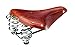 Brooks England B67 Short,Handmade Leather Bike Short Saddle With Suspension Springs, Honey, One Size