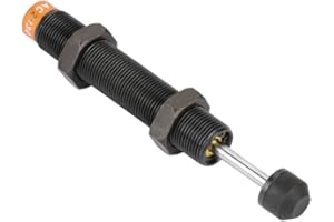 Joyzan Stroke Pressure Shock Absorber, M20 x 30mm Metal Fuel Oil Pressure Gauges Adjustable Pneumatic Plunger Hydraulic Buffe