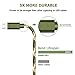 Micro USB Cable,XUZOU 3Pack 10FT Extra Long Nylon Braided Micro USB Charger Cables Android Fast Charger Data Sync Charging Cord for Samsung Galaxy S7 Edge/S6/S5/S4,Note 5/4,HTC,LG,Tablet (Camo Green)