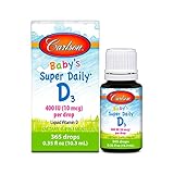 Carlson Labs Carlson Laboratories Super Daily D3 for Baby 400IU Supplement, 10.3  ml, 0.35  Fluid Ounce