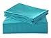 HollyHOME 1500 Soft Brushed Microfiber Bed Sheet Set, 4 Pieces Twin Size Sheets, Teal